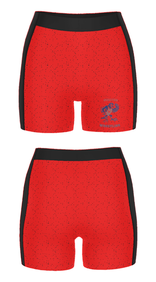 Women's Compression Shorts, Hugoton Wrestling Club, Wrestling, Teamtime, Team time, sublimation, custom sports apparel, team uniforms, spirit wear, spiritwear, sports uniforms, custom shirts, team store, custom team store, fundraiser sports, apparel fundraiser