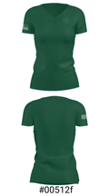 Westland High School Swimming 16127862 Women's Short Sleeve V-neck Shirt - 21