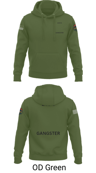 Hoodie, GOD'S GANGSTER, Baseball, Teamtime, Team time, sublimation, custom sports apparel, team uniforms, spirit wear, spiritwear, sports uniforms, custom shirts, team store, custom team store, fundraiser sports, apparel fundraiser