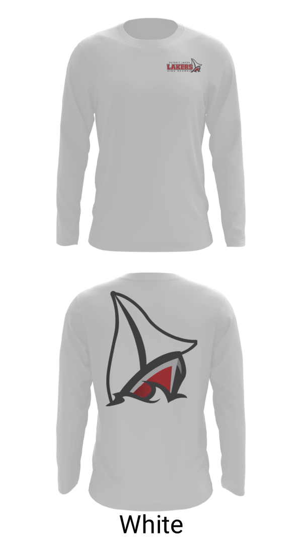 Long Sleeve Performance Shirt, Detroit Lakes High School Swimming, Swimming, Teamtime, Team time, sublimation, custom sports apparel, team uniforms, spirit wear, spiritwear, sports uniforms, custom shirts, team store, custom team store, fundraiser sports, apparel fundraiser