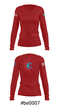 Elemental HVAC 68052720 Women's Long Sleeve V-neck Shirt - 20