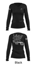 Whole Lotta 18700693 Women's Long Sleeve V-neck Shirt - 13