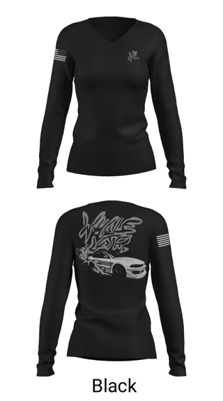 Women's Long Sleeve Vneck Shirt, Whole Lotta, , Teamtime, Team time, sublimation, custom sports apparel, team uniforms, spirit wear, spiritwear, sports uniforms, custom shirts, team store, custom team store, fundraiser sports, apparel fundraiser