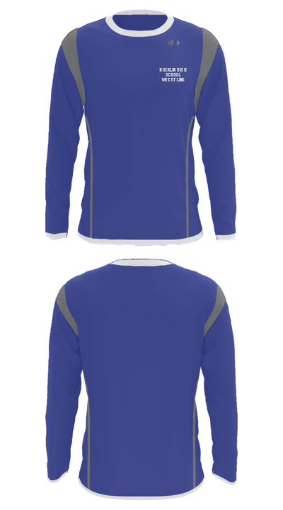 Rocklin High School Wrestling 61755605 Long Sleeve Performance Shirt - 30