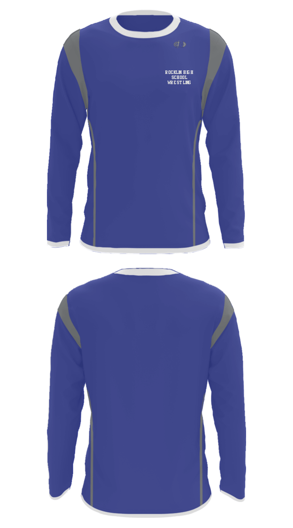 Long Sleeve Performance Shirt, Rocklin High School Wrestling, Wrestling, Teamtime, Team time, sublimation, custom sports apparel, team uniforms, spirit wear, spiritwear, sports uniforms, custom shirts, team store, custom team store, fundraiser sports, apparel fundraiser