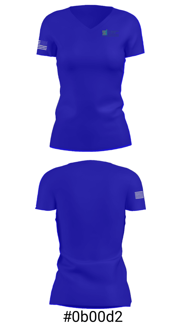 Women's Short Sleeve Vneck Shirt, Storefront Academy Harlem Charter School, Spirit Store, Teamtime, Team time, sublimation, custom sports apparel, team uniforms, spirit wear, spiritwear, sports uniforms, custom shirts, team store, custom team store, fundraiser sports, apparel fundraiser