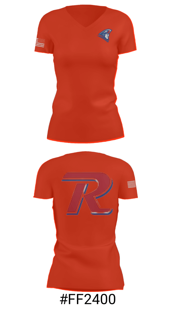 Women's Short Sleeve Vneck Shirt, Revere High School Basketball, Men's Basketball, Teamtime, Team time, sublimation, custom sports apparel, team uniforms, spirit wear, spiritwear, sports uniforms, custom shirts, team store, custom team store, fundraiser sports, apparel fundraiser