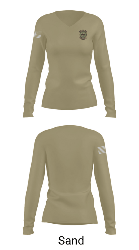 Women's Long Sleeve Vneck Shirt, San Diego Special Operations Team, Police, Teamtime, Team time, sublimation, custom sports apparel, team uniforms, spirit wear, spiritwear, sports uniforms, custom shirts, team store, custom team store, fundraiser sports, apparel fundraiser