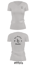B-2 16837459 Women's Short Sleeve V-neck Shirt - 4