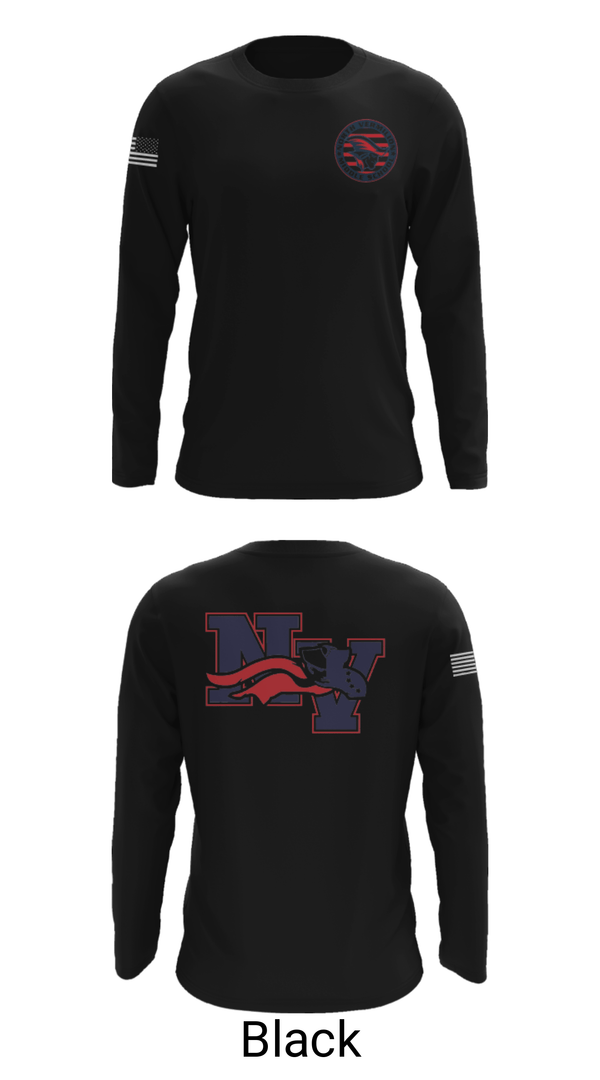 Long Sleeve Performance Shirt, North Vermilion Middle School Basketball, Women's Basketball, Teamtime, Team time, sublimation, custom sports apparel, team uniforms, spirit wear, spiritwear, sports uniforms, custom shirts, team store, custom team store, fundraiser sports, apparel fundraiser