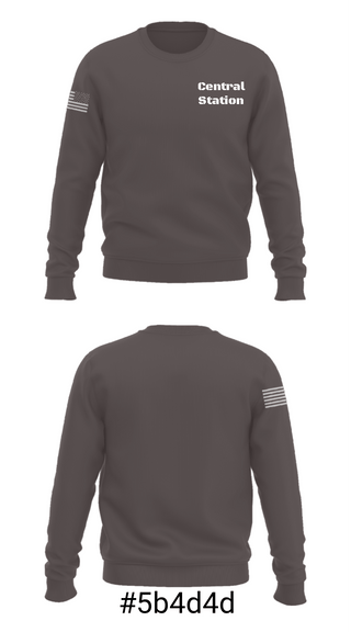 Crew Neck Sweatshirt, Central Station, Police, Teamtime, Team time, sublimation, custom sports apparel, team uniforms, spirit wear, spiritwear, sports uniforms, custom shirts, team store, custom team store, fundraiser sports, apparel fundraiser