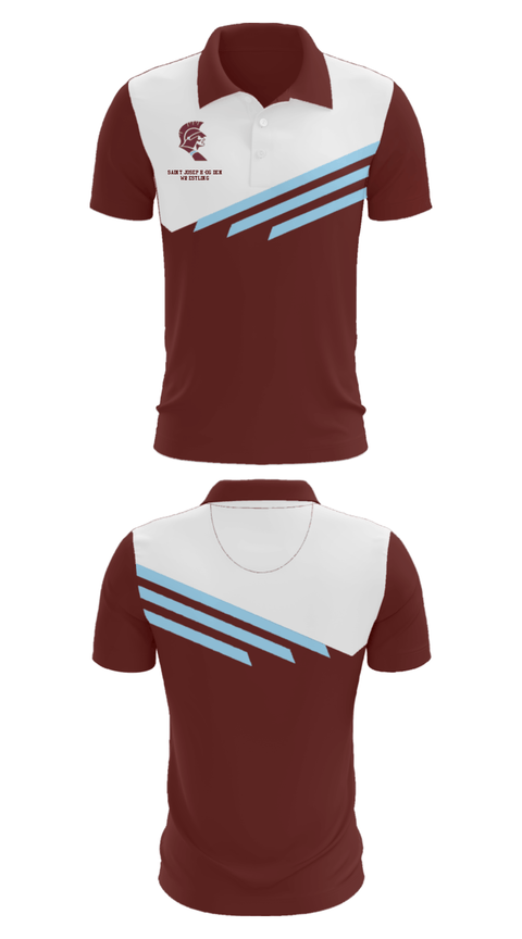 Short Sleeve Performance Polo, Saint Joseph-Ogden High School Wrestling, Wrestling, Teamtime, Team time, sublimation, custom sports apparel, team uniforms, spirit wear, spiritwear, sports uniforms, custom shirts, team store, custom team store, fundraiser sports, apparel fundraiser
