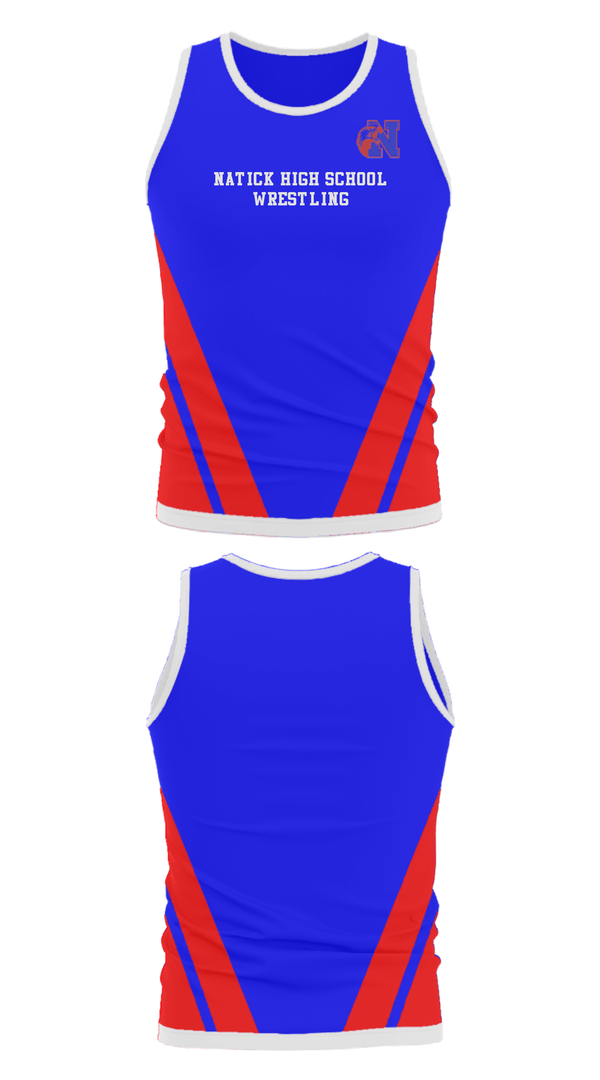 Tank Top, Natick High School Wrestling, Wrestling, Teamtime, Team time, sublimation, custom sports apparel, team uniforms, spirit wear, spiritwear, sports uniforms, custom shirts, team store, custom team store, fundraiser sports, apparel fundraiser