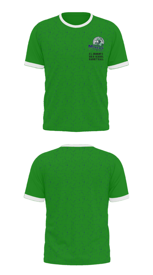 Short Sleeve Performance Shirt, El Diamante High School Basketball, Women's Basketball, Teamtime, Team time, sublimation, custom sports apparel, team uniforms, spirit wear, spiritwear, sports uniforms, custom shirts, team store, custom team store, fundraiser sports, apparel fundraiser