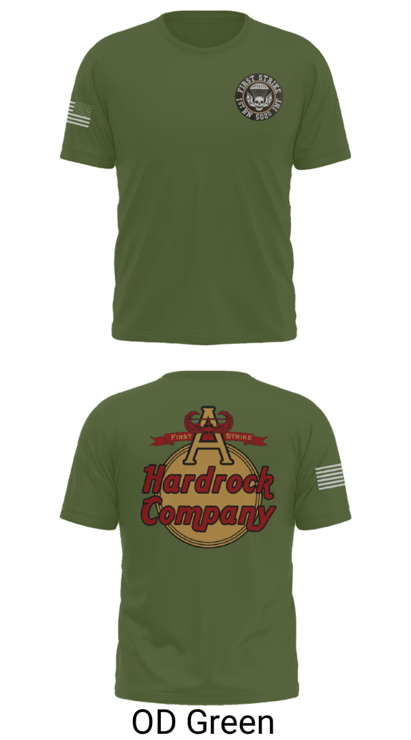 Short Sleeve Performance Shirt, Hardrock Company, Army, Teamtime, Team time, sublimation, custom sports apparel, team uniforms, spirit wear, spiritwear, sports uniforms, custom shirts, team store, custom team store, fundraiser sports, apparel fundraiser