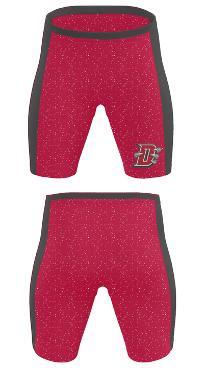 Dover Area High School Wrestling 59527124 Men's Compression Shorts - 31