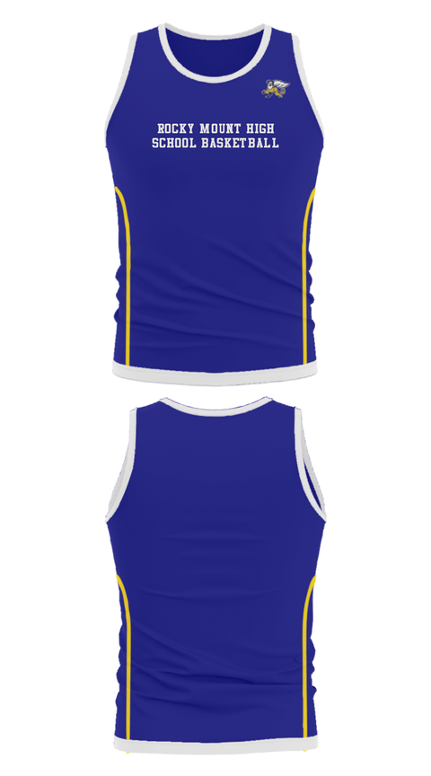 Tank Top, Rocky Mount High School Basketball, Men's Basketball, Teamtime, Team time, sublimation, custom sports apparel, team uniforms, spirit wear, spiritwear, sports uniforms, custom shirts, team store, custom team store, fundraiser sports, apparel fundraiser