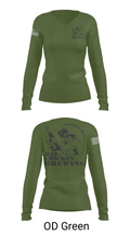 Bad Chicken Brewing 42843068 Women's Long Sleeve V-neck Shirt - 31