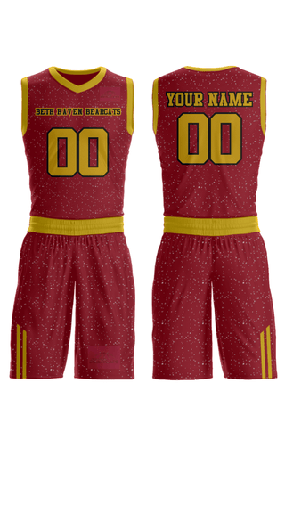 Womens Reversible Basketball Jersey, Beth Haven Bearcats, Men's Basketball, Teamtime, Team time, sublimation, custom sports apparel, team uniforms, spirit wear, spiritwear, sports uniforms, custom shirts, team store, custom team store, fundraiser sports, apparel fundraiser