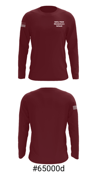 Long Sleeve Performance Shirt, Unity Point Elementary School, Spirit Store, Teamtime, Team time, sublimation, custom sports apparel, team uniforms, spirit wear, spiritwear, sports uniforms, custom shirts, team store, custom team store, fundraiser sports, apparel fundraiser
