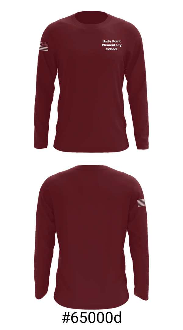 Long Sleeve Performance Shirt, Unity Point Elementary School, Spirit Store, Teamtime, Team time, sublimation, custom sports apparel, team uniforms, spirit wear, spiritwear, sports uniforms, custom shirts, team store, custom team store, fundraiser sports, apparel fundraiser