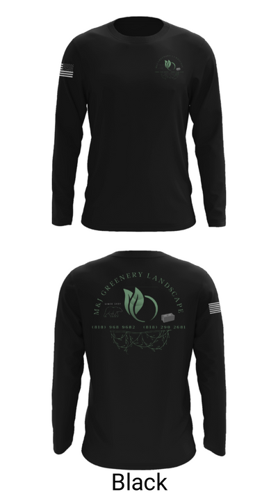 M&J GREENERY LANDSCAPE 54275960 Long Sleeve Performance Shirt - 11