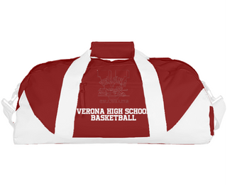 Duffle Bag, Verona High School Basketball, Men's Basketball, Teamtime, Team time, sublimation, custom sports apparel, team uniforms, spirit wear, spiritwear, sports uniforms, custom shirts, team store, custom team store, fundraiser sports, apparel fundraiser