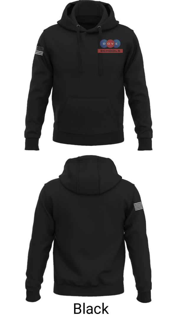 Hoodie, Dove Science Academy Middle School-South Okc, Spirit Store, Teamtime, Team time, sublimation, custom sports apparel, team uniforms, spirit wear, spiritwear, sports uniforms, custom shirts, team store, custom team store, fundraiser sports, apparel fundraiser