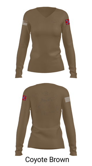 Women's Long Sleeve Vneck Shirt, GOD'S GANGSTER'SBarnetts, Marines, Teamtime, Team time, sublimation, custom sports apparel, team uniforms, spirit wear, spiritwear, sports uniforms, custom shirts, team store, custom team store, fundraiser sports, apparel fundraiser