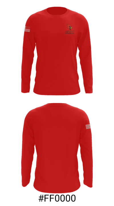 George Rogers Clark High School Swimming 44057347 Long Sleeve Performance Shirt - 18