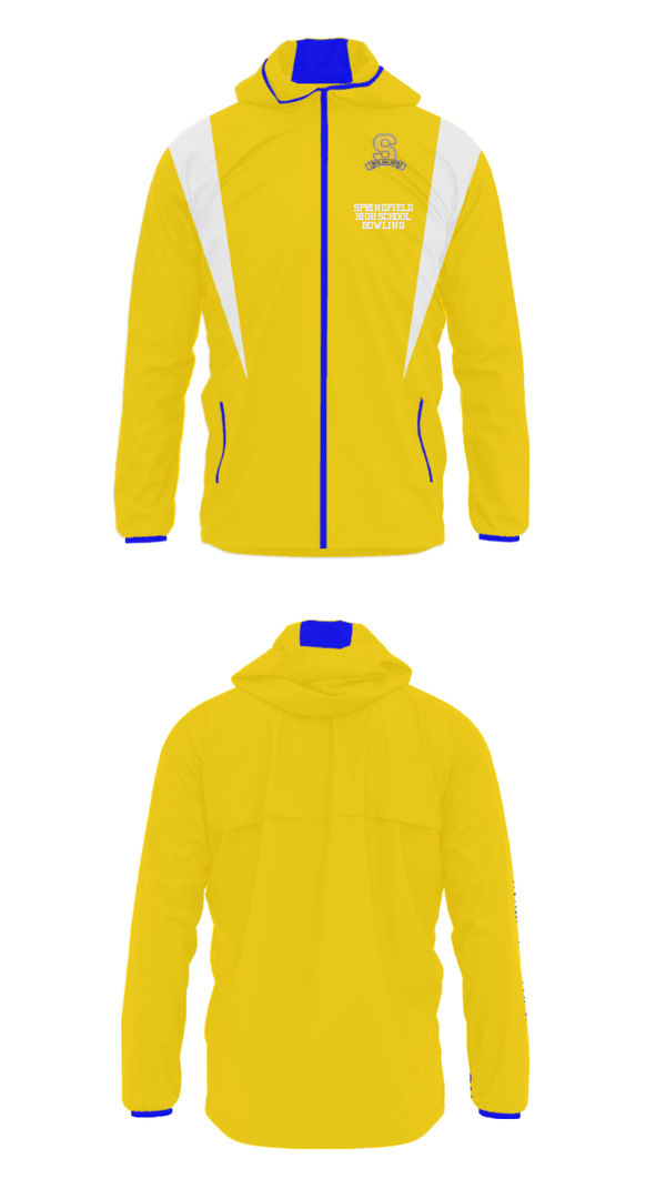 Windbreaker, Springfield High School Bowling, Bowling, Teamtime, Team time, sublimation, custom sports apparel, team uniforms, spirit wear, spiritwear, sports uniforms, custom shirts, team store, custom team store, fundraiser sports, apparel fundraiser