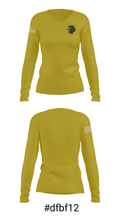 Cornwall And United Counties Basketball Association 47749248 Women's Long Sleeve V-neck Shirt - 20