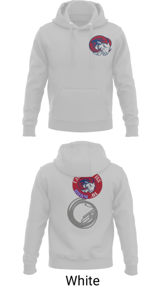 Hoodie, Carver rams, Football, Teamtime, Team time, sublimation, custom sports apparel, team uniforms, spirit wear, spiritwear, sports uniforms, custom shirts, team store, custom team store, fundraiser sports, apparel fundraiser