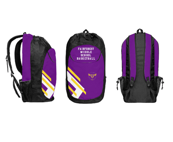 Gear Bag, Fairforest Middle School Basketball, Women's Basketball, Teamtime, Team time, sublimation, custom sports apparel, team uniforms, spirit wear, spiritwear, sports uniforms, custom shirts, team store, custom team store, fundraiser sports, apparel fundraiser