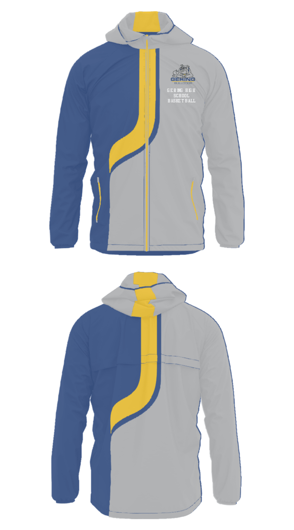 Windbreaker, Gering High School Basketball, Women's Basketball, Teamtime, Team time, sublimation, custom sports apparel, team uniforms, spirit wear, spiritwear, sports uniforms, custom shirts, team store, custom team store, fundraiser sports, apparel fundraiser