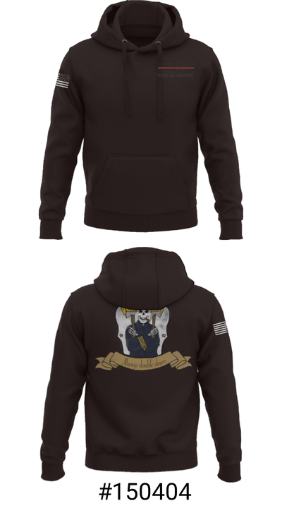 Red Line Mobile Axe Throwing 75513629 Hoodie - 17