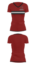 Pennock Elementary 29202016 Women's Short Sleeve V-neck Shirt - 29