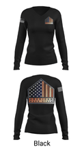 American Wood Stain 64008333 Women's Long Sleeve V-neck Shirt - 13