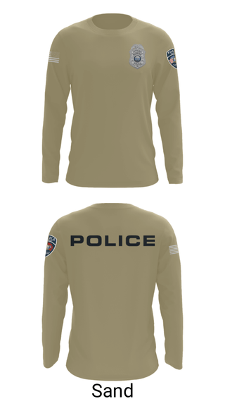 Long Sleeve Performance Shirt, , Police, Teamtime, Team time, sublimation, custom sports apparel, team uniforms, spirit wear, spiritwear, sports uniforms, custom shirts, team store, custom team store, fundraiser sports, apparel fundraiser