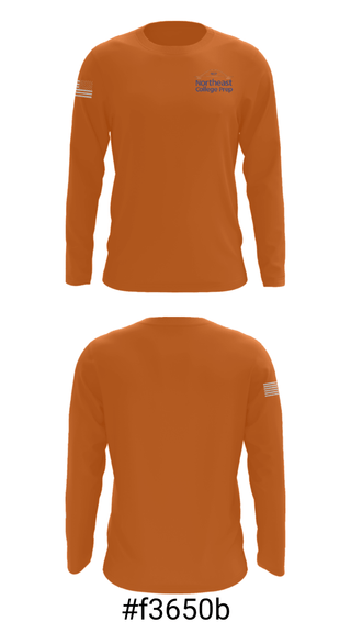 Long Sleeve Performance Shirt, Northeast College Preparatory Charter School, Spirit Store, Teamtime, Team time, sublimation, custom sports apparel, team uniforms, spirit wear, spiritwear, sports uniforms, custom shirts, team store, custom team store, fundraiser sports, apparel fundraiser