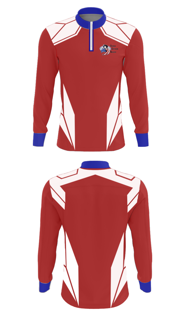 Quarter Zip Jacket, Clinton Christian Academy, Spirit Store, Teamtime, Team time, sublimation, custom sports apparel, team uniforms, spirit wear, spiritwear, sports uniforms, custom shirts, team store, custom team store, fundraiser sports, apparel fundraiser