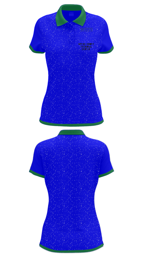 Women's Short Sleeve Performance Polo, Wythe County Technical Center, Spirit Store, Teamtime, Team time, sublimation, custom sports apparel, team uniforms, spirit wear, spiritwear, sports uniforms, custom shirts, team store, custom team store, fundraiser sports, apparel fundraiser