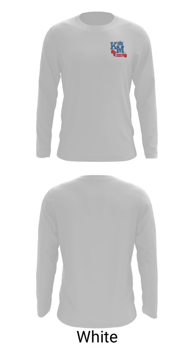 Kent-Meridian High School Basketball 68788503 Long Sleeve Performance Shirt - 4
