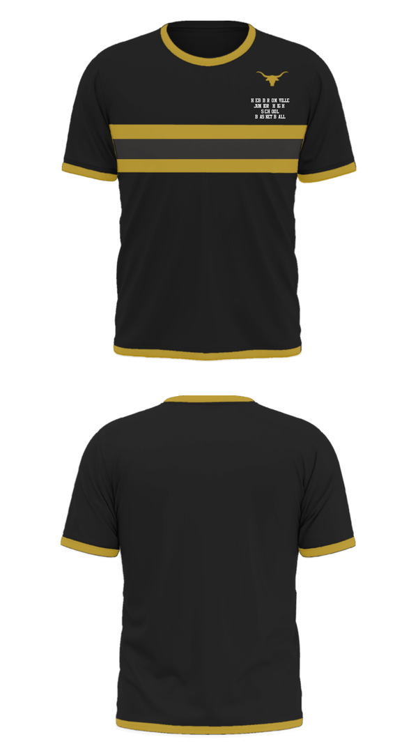 Short Sleeve Performance Shirt, Hebbronville Junior High School Basketball, Women's Basketball, Teamtime, Team time, sublimation, custom sports apparel, team uniforms, spirit wear, spiritwear, sports uniforms, custom shirts, team store, custom team store, fundraiser sports, apparel fundraiser