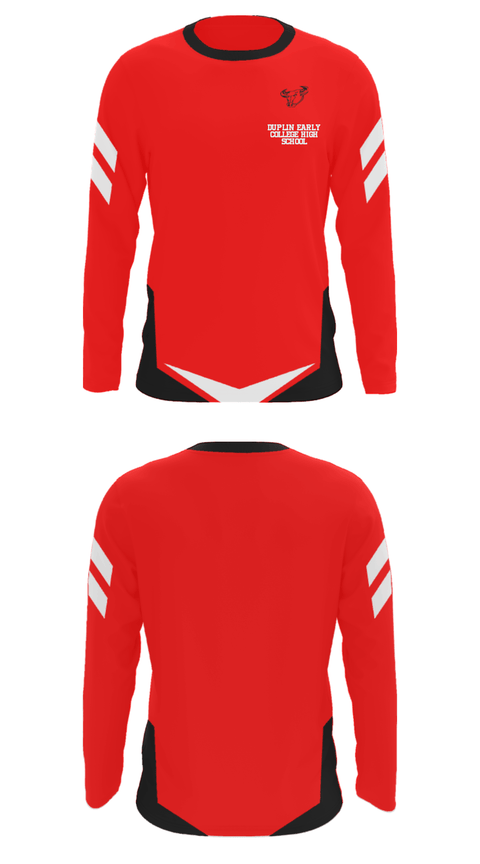 Long Sleeve Performance Shirt, Duplin Early College High School, Spirit Store, Teamtime, Team time, sublimation, custom sports apparel, team uniforms, spirit wear, spiritwear, sports uniforms, custom shirts, team store, custom team store, fundraiser sports, apparel fundraiser