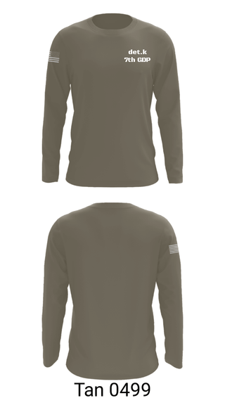 Long Sleeve Performance Shirt, det.k 7th GDP, , Teamtime, Team time, sublimation, custom sports apparel, team uniforms, spirit wear, spiritwear, sports uniforms, custom shirts, team store, custom team store, fundraiser sports, apparel fundraiser