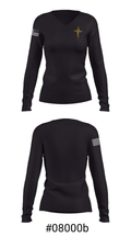 Starmont Middle School Basketball 86240465 Women's Long Sleeve V-neck Shirt - 20