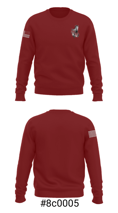 Tri -Valley High School 71589749 Crew Neck Sweatshirt - 16