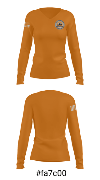 Women's Long Sleeve Vneck Shirt, ETCW, Wrestling, Teamtime, Team time, sublimation, custom sports apparel, team uniforms, spirit wear, spiritwear, sports uniforms, custom shirts, team store, custom team store, fundraiser sports, apparel fundraiser
