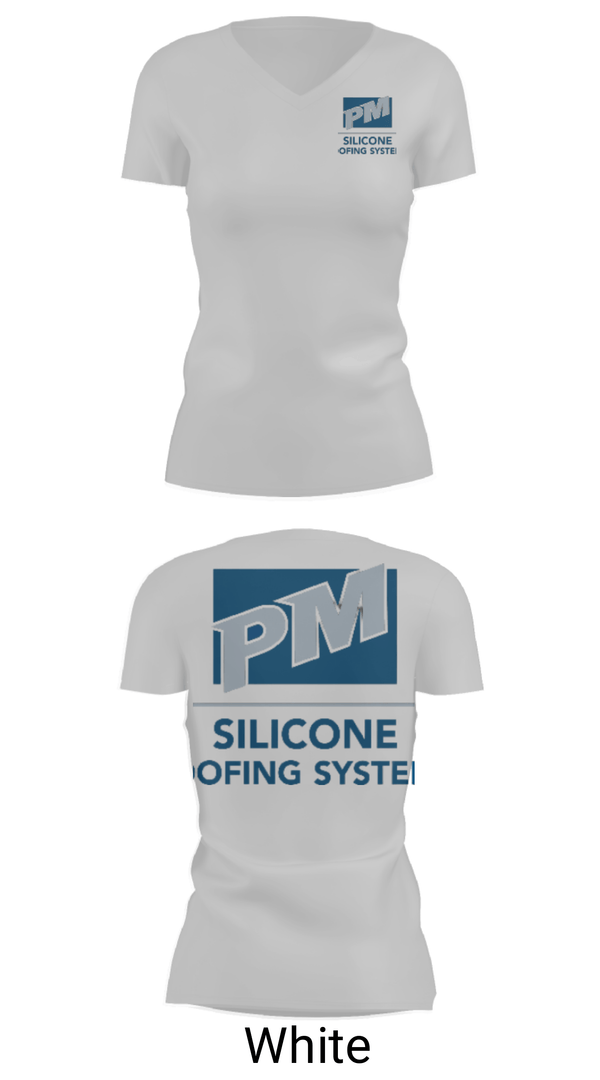 Women's Short Sleeve Vneck Shirt, sA Plus Sustainable Roofing Coatings, , Teamtime, Team time, sublimation, custom sports apparel, team uniforms, spirit wear, spiritwear, sports uniforms, custom shirts, team store, custom team store, fundraiser sports, apparel fundraiser